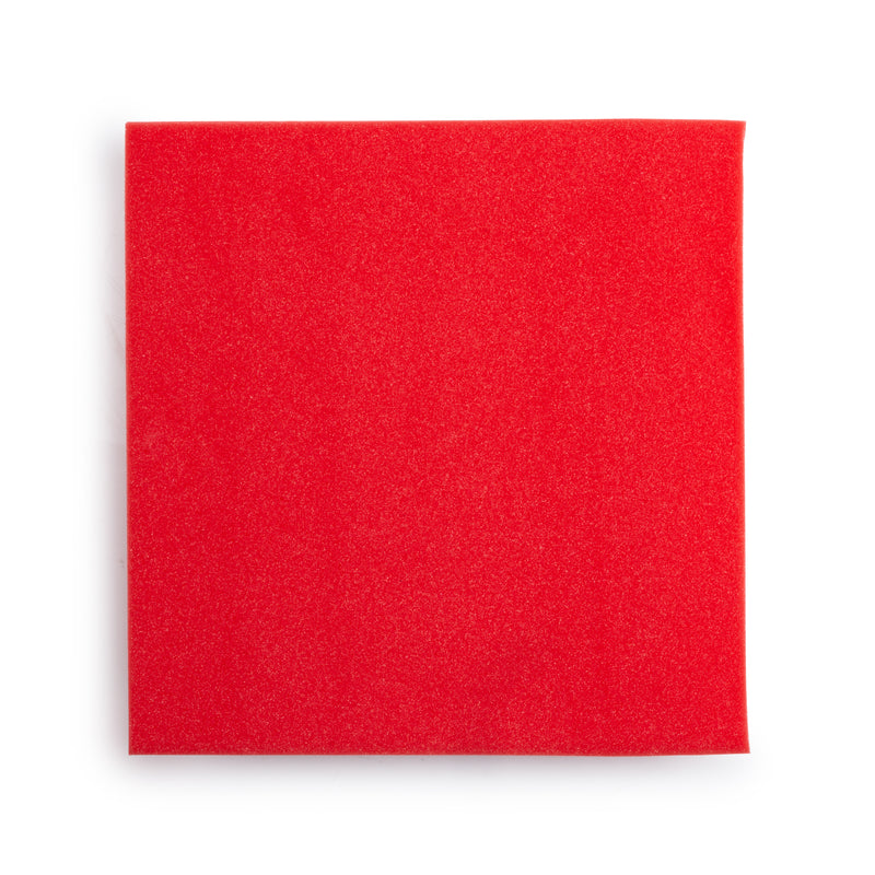 Gator GFW-ACPNL1212PRED-2PK 12x12" Acoustic Pyramid Panel - Red, 2 Pack
