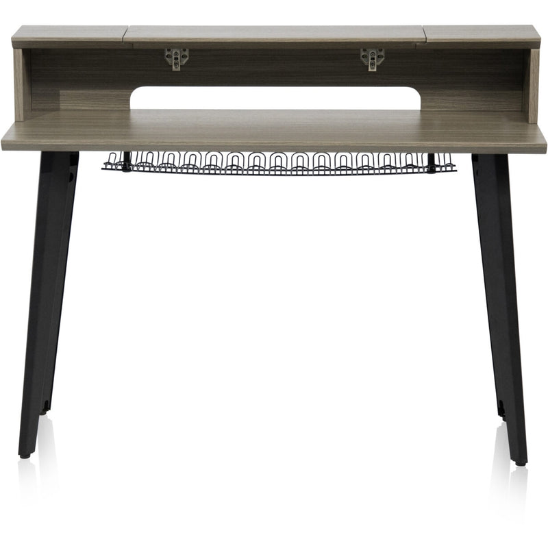 Gator GFW-ELITEKEYTBL61-GRY Elite Furniture Series Keyboard Table - 61-Note, Driftwood Grey
