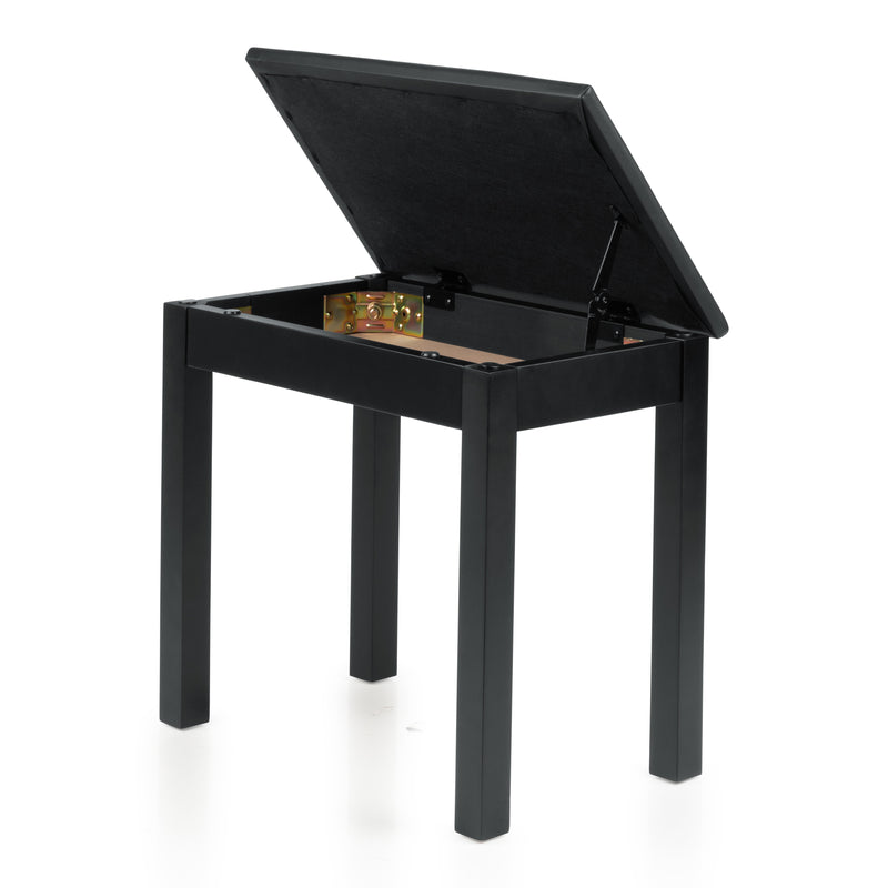 Gator Frameworks GFW-KeyBench-Wdbks Banc de piano en bois de luxe - noir