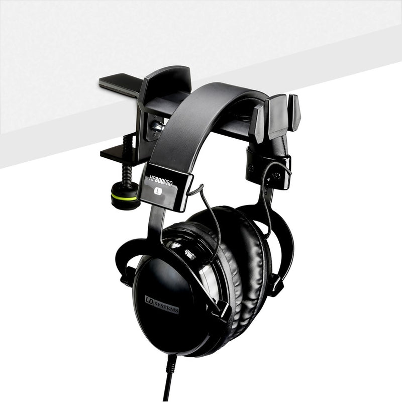 Gravity GR-GHPHTC01B Desk-Mount Headphones Hanger
