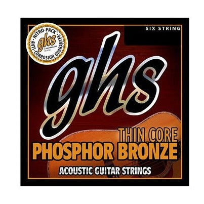 GHS Thin Core Phosphor Bronze Light 012-052 - Red One Music