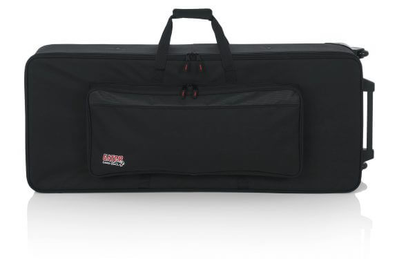 Gator GK-61 61-Note Keyboard Rigid EPS Foam Lightweight Case w/ Wheels