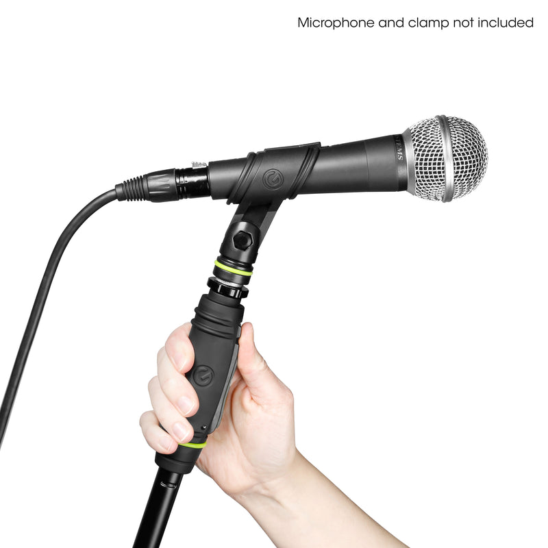 Gravity GR-GMS231HB Pied de microphone avec base ronde et embrayage à une main