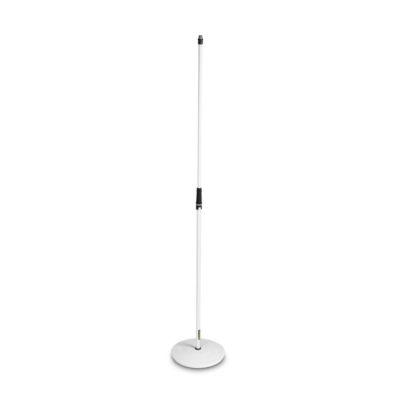 Gravity GR-GMS23W Microphone Stand w/ Round Base - White
