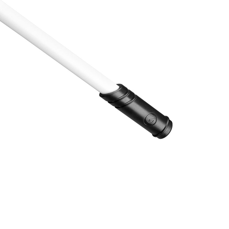 Gravity GR-GMS4322W Pied de microphone avec base de trépied pliable et perche télescopique à réglage en 2 points - Blanc