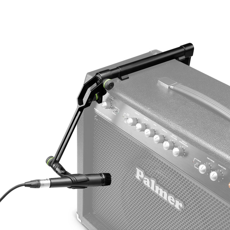 Gravity GR-GMSCABCL01S Support de microphone à pince pour armoires de guitare - Court
