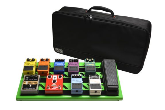 Gator GPB-BAK-GR Large Pedal Board W/ Carry Bag - Screamer Green