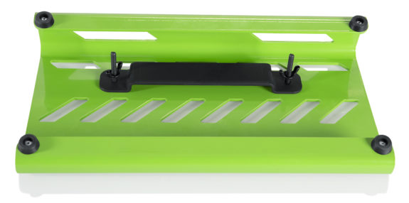 Gator GPB-LAK-GR Petit pédalier en aluminium avec sac de transport - Screamer Green