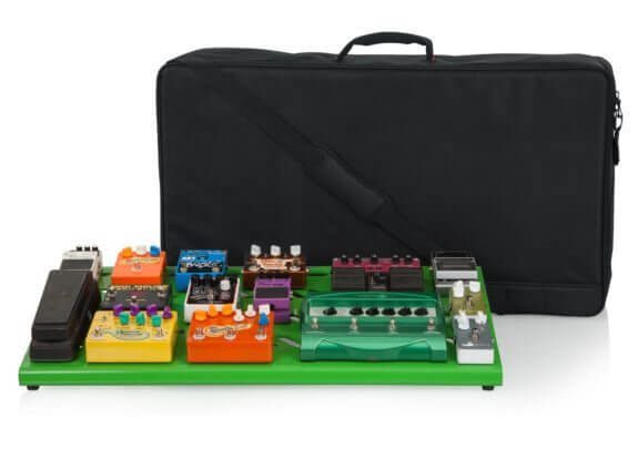 Gator GPB-XBAK-GR Extra Large Aluminum Pedal Board W/ Carry Bag - Screamer Green