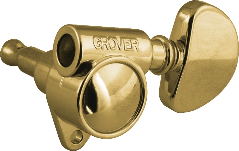 Grover GR102GV "Milk Bottle" Style Rotomatics 3+3 Gold Machine Heads