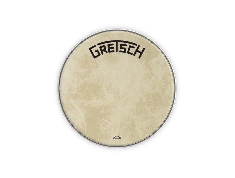 Gretsch Drums Broadkaster Logo Fiberskyn Bass Drum Head - 20 inch