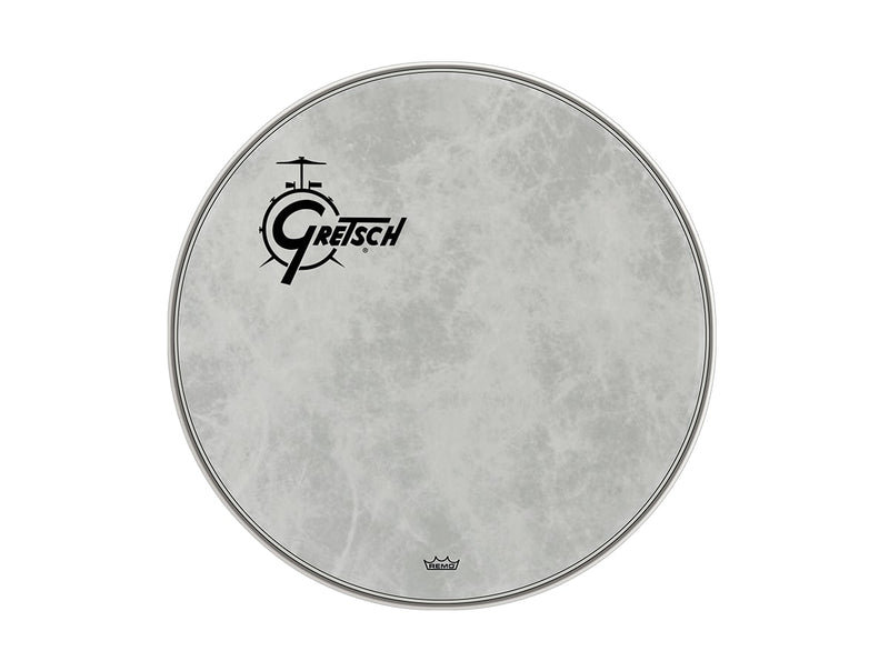Gretsch Drums Peau de grosse caisse Fiberskyn 24" avec logo décalé
