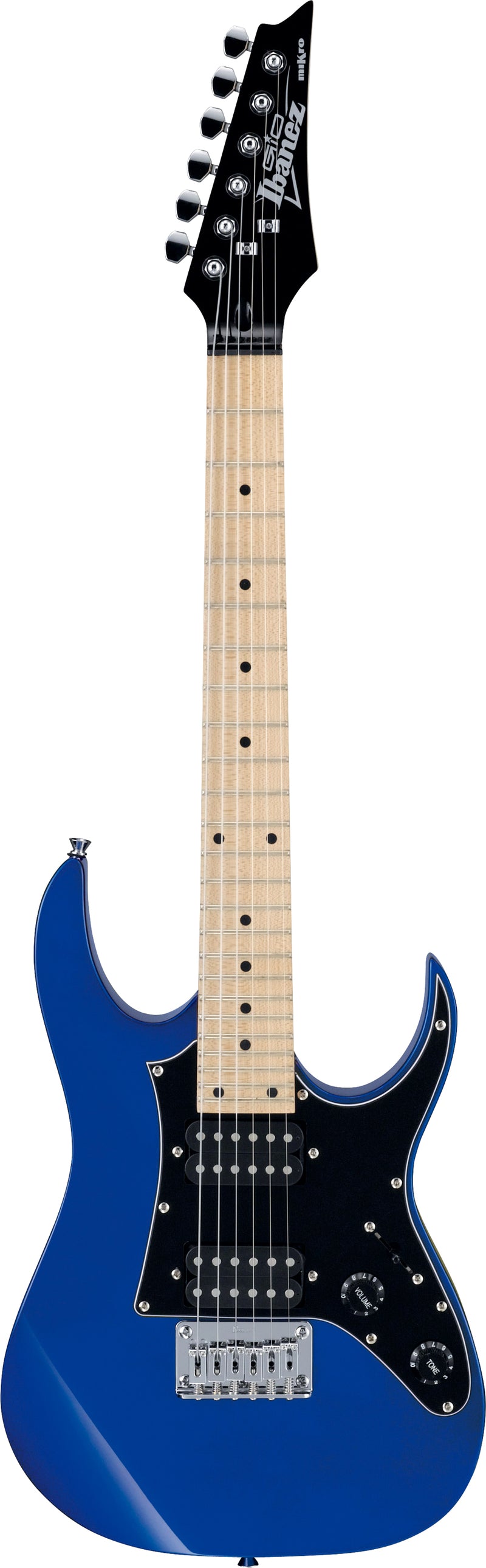 Ibanez GRGM21MJB GIO RG Mikro - Guitare électrique à diapason court avec Humbuckers Infinity - Jewel Blue