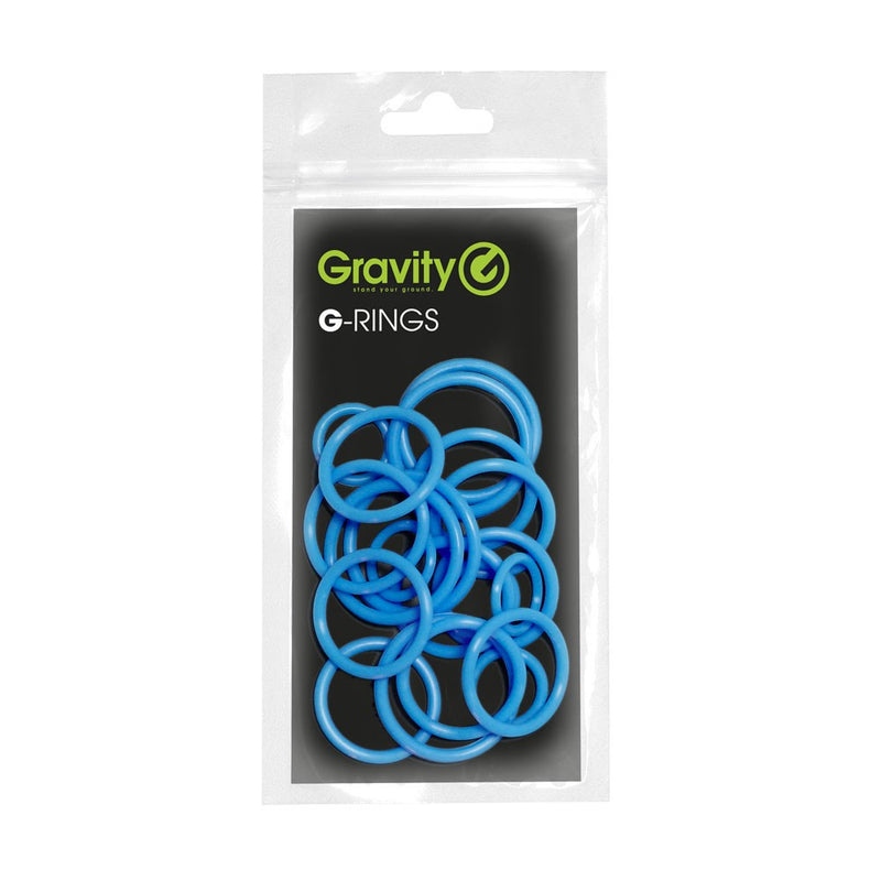 Gravity GR-GRP5555BLU1 Pack d'anneaux universel - Bleu ciel profond 