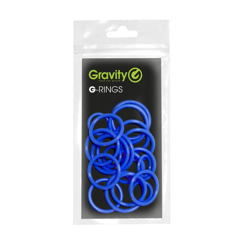 Gravity GR-GRP5555BLU2 Pack d'anneaux universel - Bleu profond 