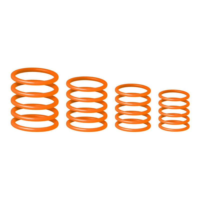 Gravity GR-GRP5555ORG1 Pack d'anneaux universel - Orange électrique 