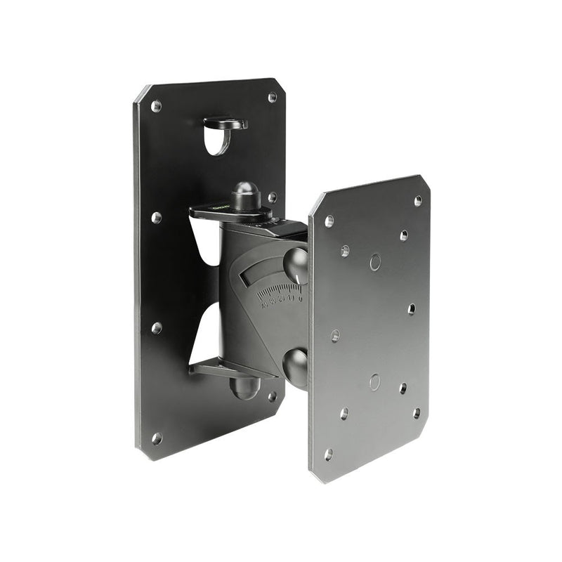 Gravity GR-GSPWMBS30B Tilt and Swivel Wall Mount for Speakers - Black