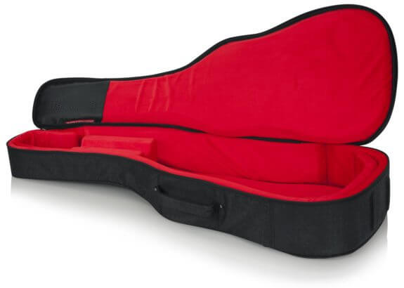 Gator GT-ACOUSTIC-BLK Transit Series Acoustic Guitar Bag - Black