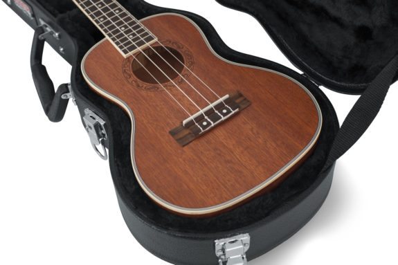 Gator Gwe-Uke-Con Hard-Shell Wood Case pour concert ukulélé