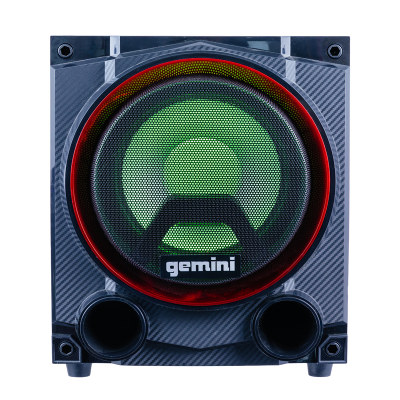 Gemini GSYS-2000 Home Party and Theater Audio System with 2000W Dual 8" Woofers Speakers, Bluetooth, Media Player, FM Radio, USB/SD Playback