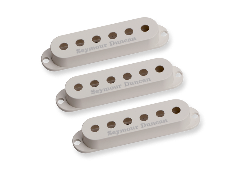 Seymour Duncan 11800-01-P Strat Cover Parchment Pack of 3 with Logo