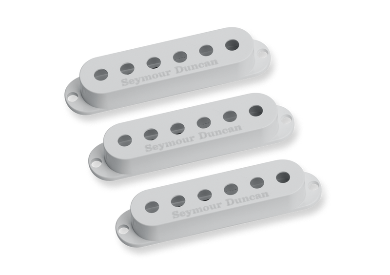 Seymour Duncan 11800-01-W Strat Cover White Pack of 3 with Logo