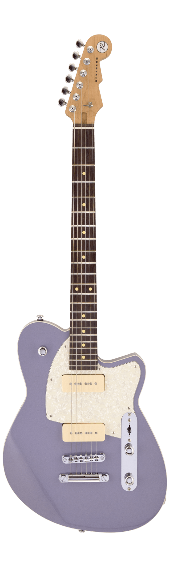 Guitare électrique Reverend CHARGER 290 avec P90 (Periwinkle Burst)