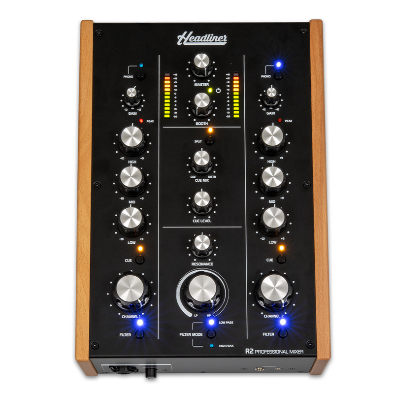 Headliner HL90100 Table de mixage DJ rotative 2 canaux