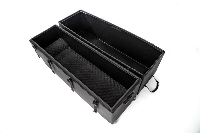 Hardcase HNTENORSET Marching Tenor Case with Wheels (Black)