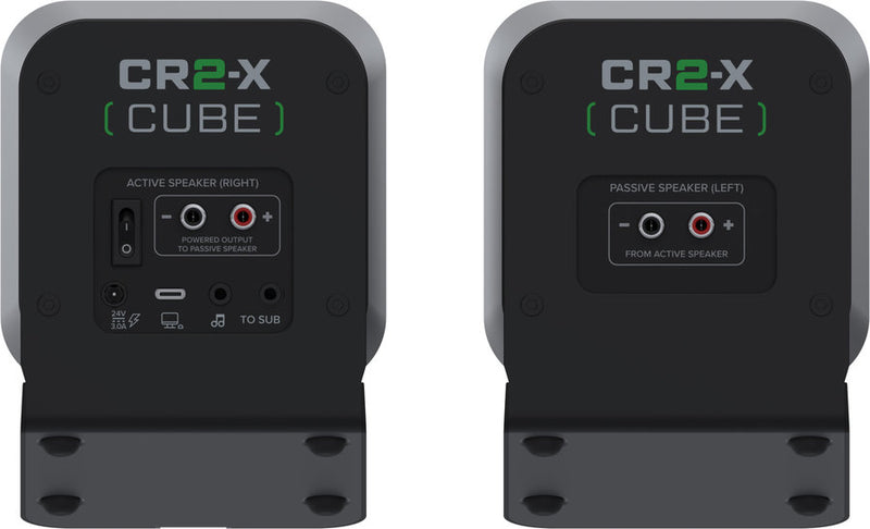 Paire de haut-parleurs compacts de bureau compact Cube Mackie CR2-X