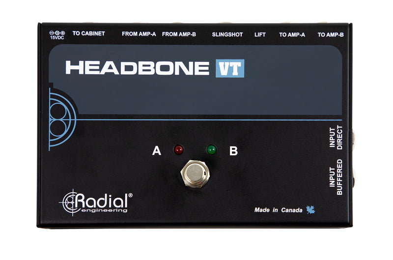 Radial Engineering HEADBONE VT Valve/Tube Amp Head Switcher