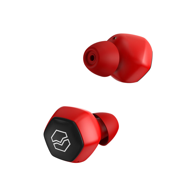 V-Moda HEXAMOVE LITE True Wireless Earbuds - Red