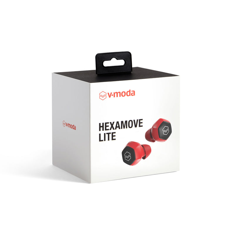 Écouteurs V-Moda HEXAMOVE LITE True Wireless - Rouge