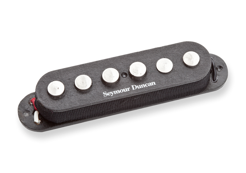 Seymour Duncan 11202-09-RWRP-T SSL-7 Quarter Pound Stag Strat Rev Wnd Rev Pol Tapped Black