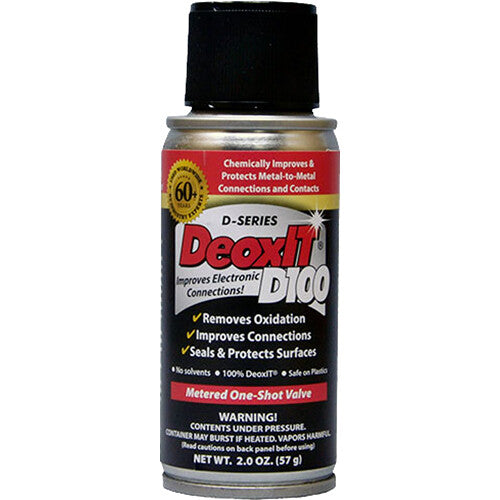 Hosa D100S-2 CAIG Laboratories DeoxIt - Spray désoxydant standard (2 oz)