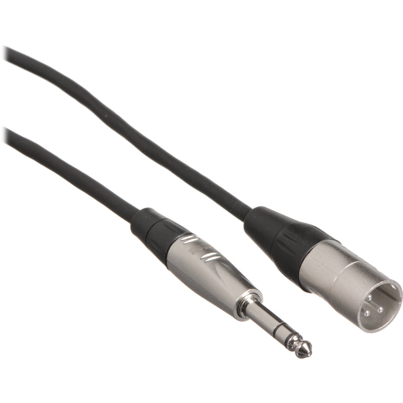 Hosa HSX-003 Balanced 1/4" TRS Male to 3-Pin XLR Male Audio Cable (3')