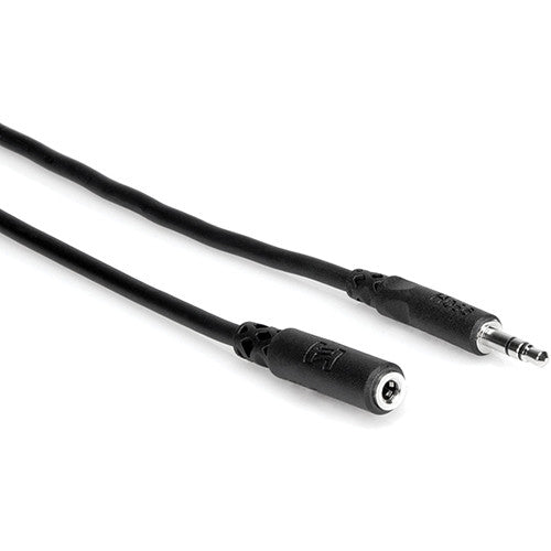 Hosa MHE-102 Câble d'extension pour casque 3,5 mm TRS vers 3,5 mm TRS - 2 pieds