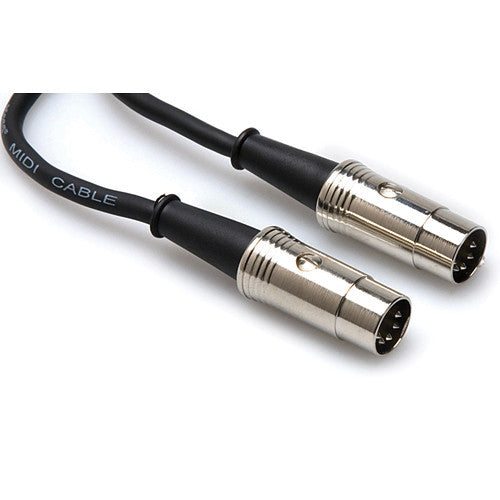 Hosa MID-510 Pro MIDI to MIDI Cable (Black) - 10'