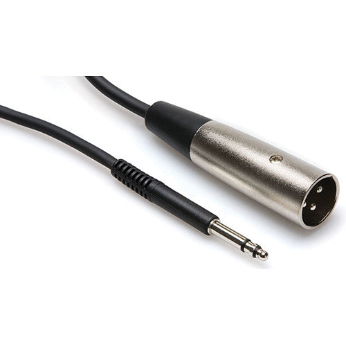 Hosa TTX103M Balanced Male TT/Bantam to Male 3-Pin XLR Cable- 3.0' (0.9 m)