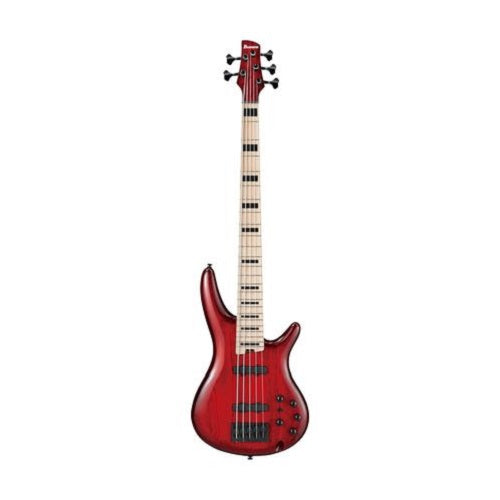 Ibanez Anb205-Twb Adam Nitti Signature With Gig Bag-Transparent Wine Red Burst - Red One Music