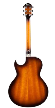 Ibanez JSA5VB - Guitare acoustique Signature Joe Satriani à pan coupé - Vintage Burst