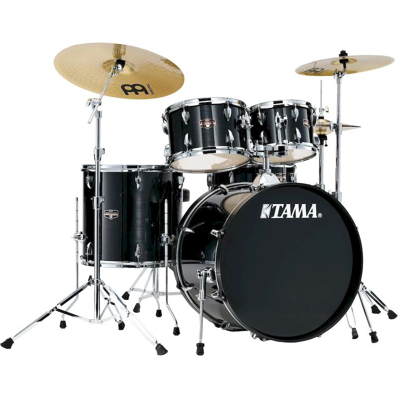 Tama IE52CHBK Imperialstar IE52C 5-piece Complete Drum Set (Hairline Black)