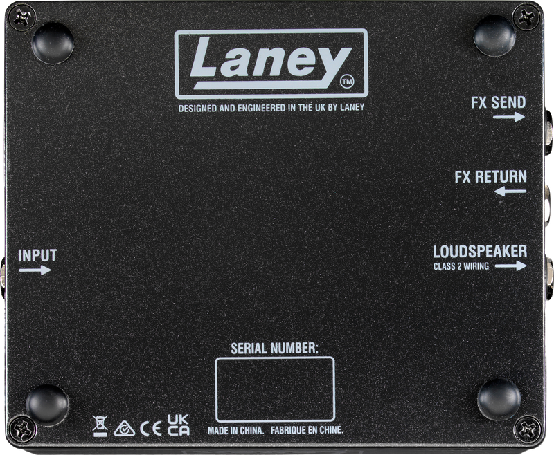Pédale d'ampli à semi-conducteurs Laney LOUDPEDAL Ironheart Foundry 60 W