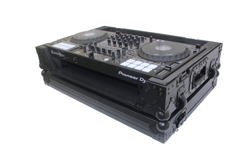 Prox XS-DDJ1000WBL ATA Flight Case pour Pioneer DDJ-1000 FLX6 SX3 DJ Contrôleur avec espace et roues à rack 1U (noir)