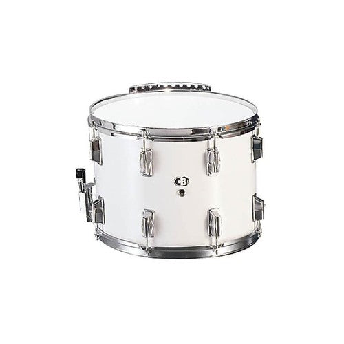 CB Percussion IS3664 parade Series 10" x 14" Marching Snare Drum - White