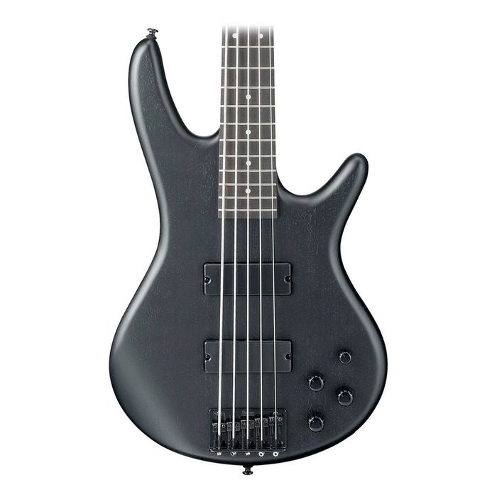 Ibanez GSR205BWK GIO 5 String Electric Bass with Active Phat II EQ (Weathered Black)