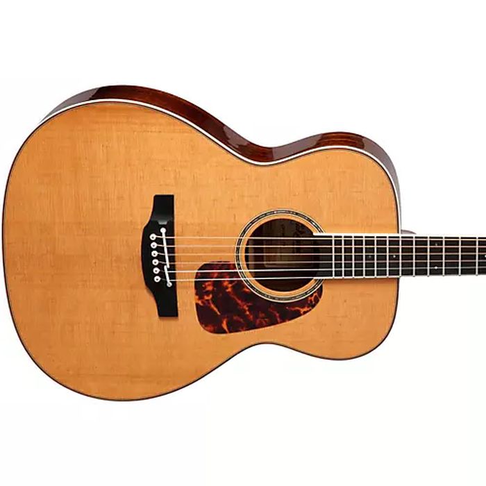 Takamine CP7MO-TT OM Thermal Top Series - OM Body Acoustic-Electric Guitar - Natural