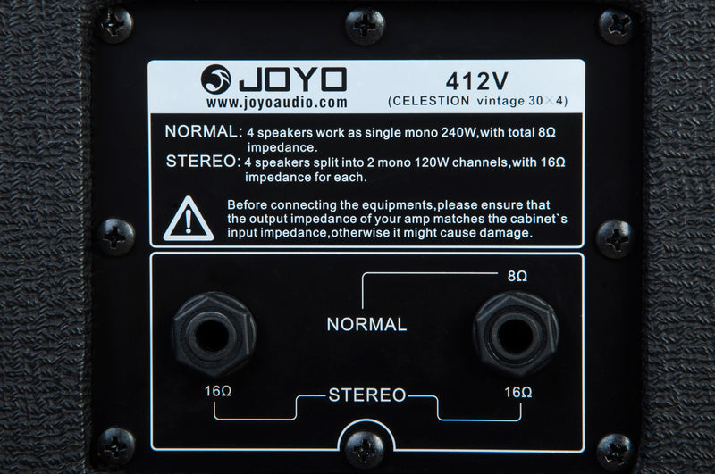 Joyo 412V-CABINET Slanted Speaker Cabinet