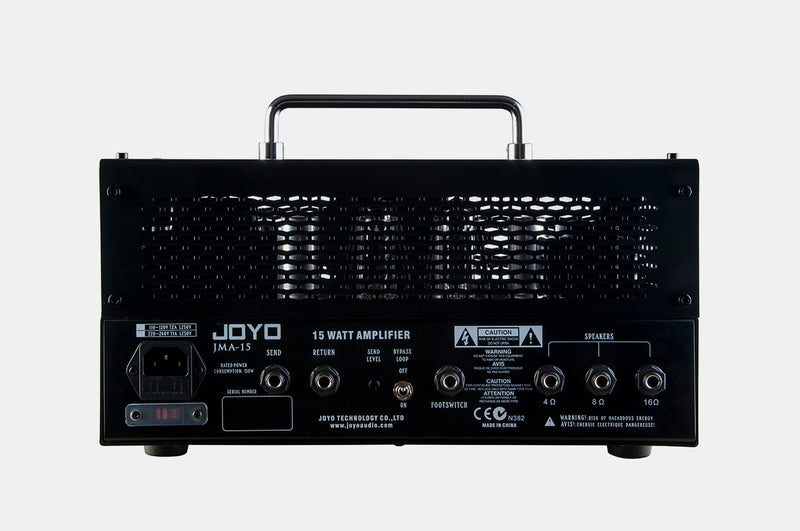 Joyo JMA-15 All Tube Dual Channel 15-Watt Guitar Amp Head