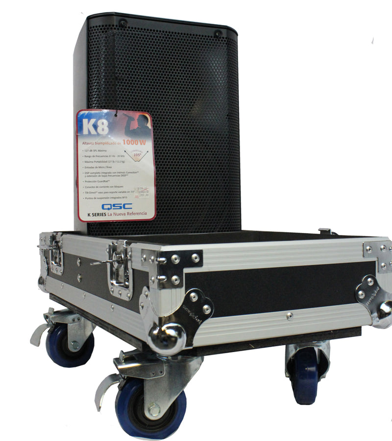 ProX X-QSC-K8 ATA style Flight Case for 2x QSC K8 or K8.2 and CP8 Speakers